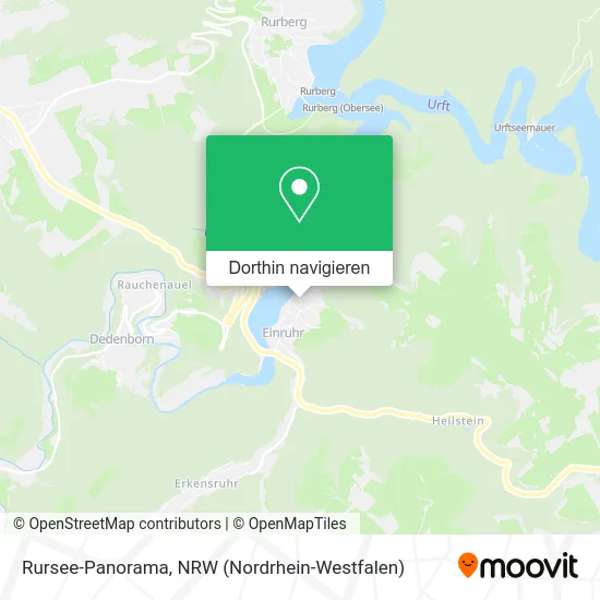 Rursee-Panorama Karte