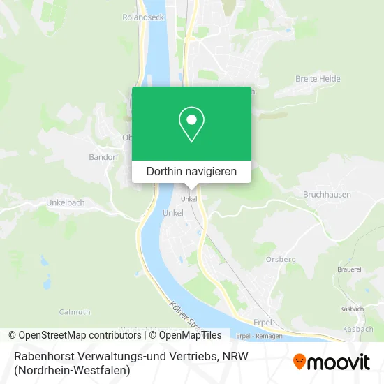 Rabenhorst Verwaltungs-und Vertriebs Karte