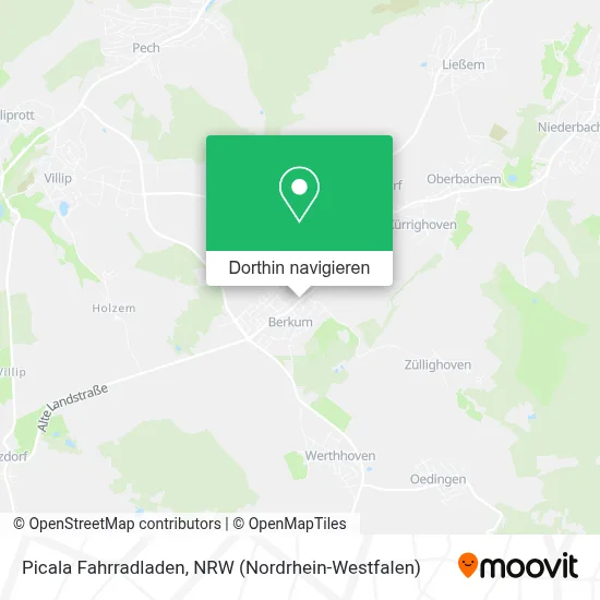 Picala Fahrradladen Karte