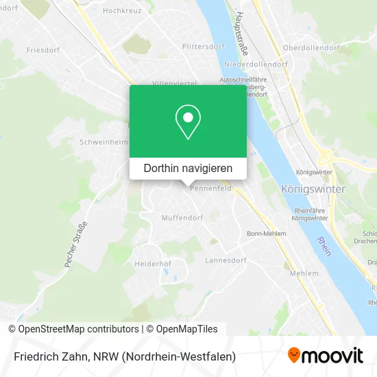 Friedrich Zahn Karte