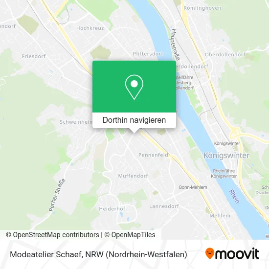 Modeatelier Schaef Karte