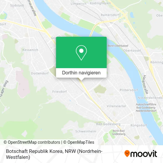 Botschaft Republik Korea Karte