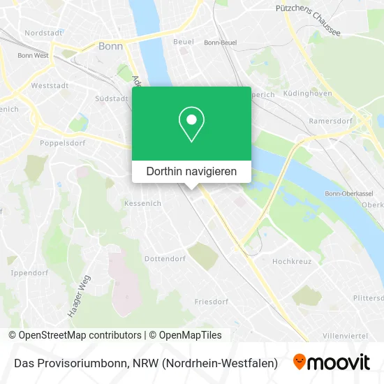 Das Provisoriumbonn Karte