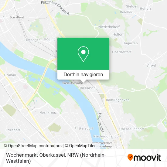 Wochenmarkt Oberkassel Karte