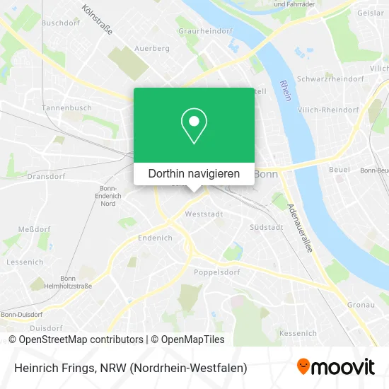 Heinrich Frings Karte