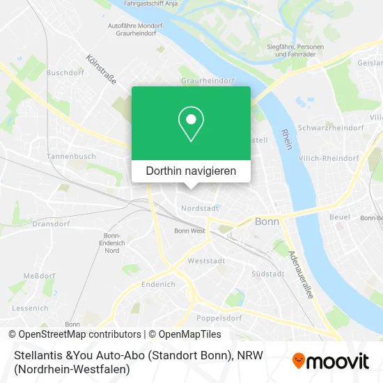 Stellantis &You Auto-Abo (Standort Bonn) Karte