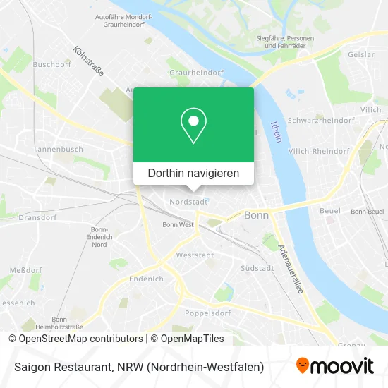 Saigon Restaurant Karte