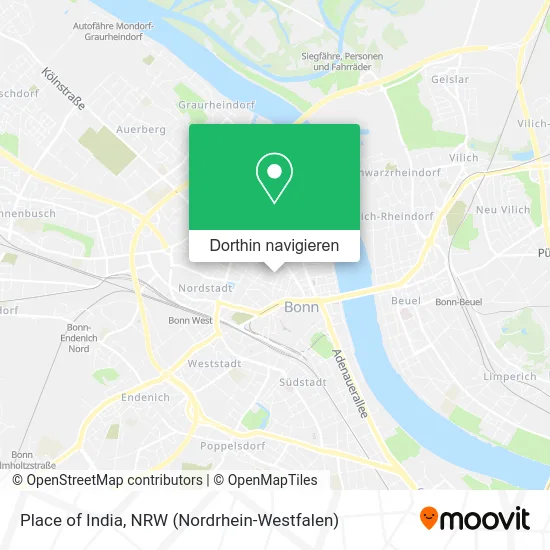 Place of India Karte