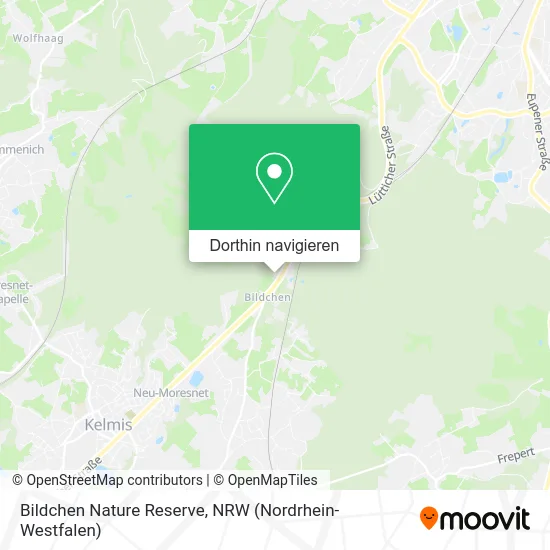 Bildchen Nature Reserve Karte