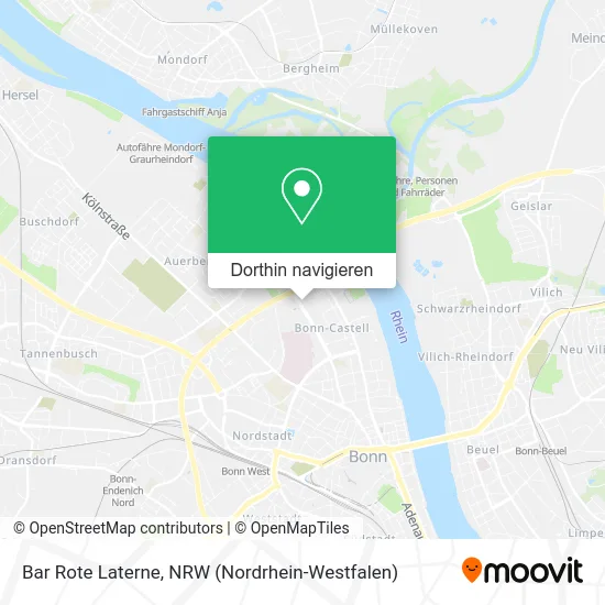 Bar Rote Laterne Karte