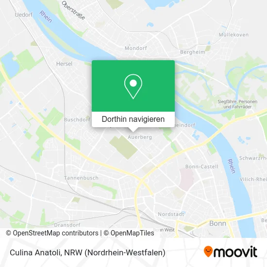 Culina Anatoli Karte