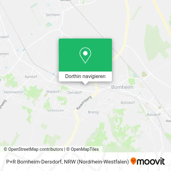 P+R Bornheim-Dersdorf Karte