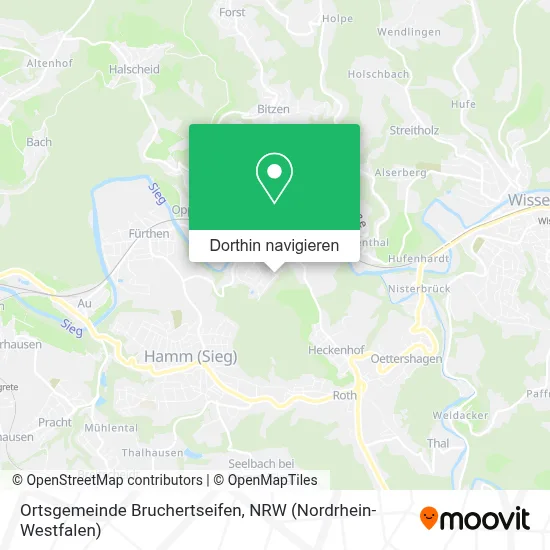 Ortsgemeinde Bruchertseifen Karte