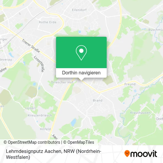 Lehmdesignputz Aachen Karte