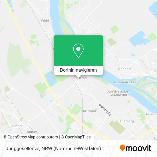 Junggesellenve Karte