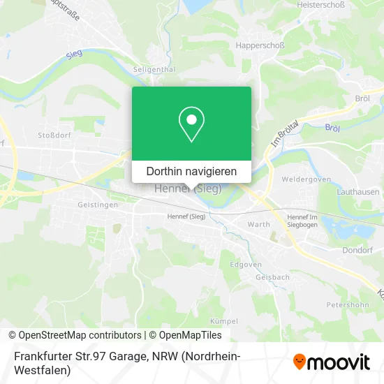 Frankfurter Str.97 Garage Karte