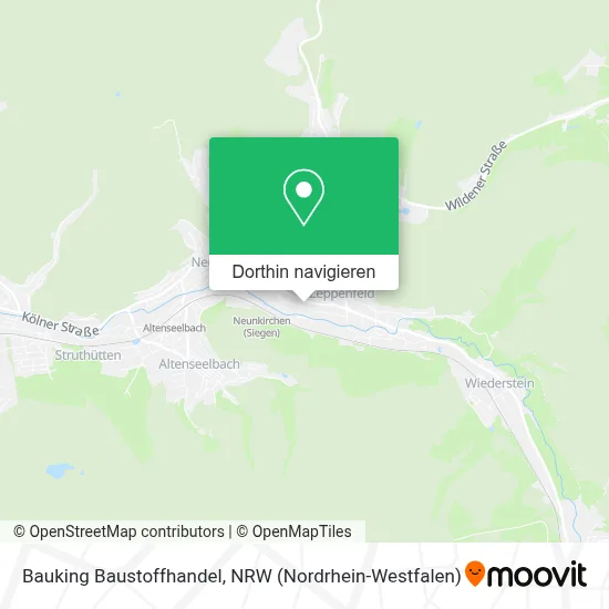 Bauking Baustoffhandel Karte