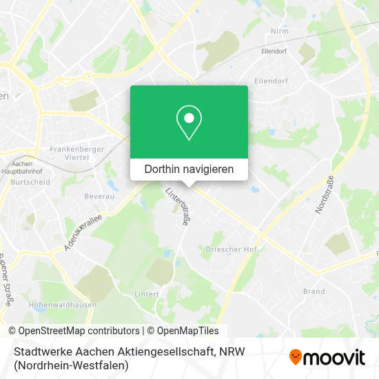 Stadtwerke Aachen Aktiengesellschaft Karte