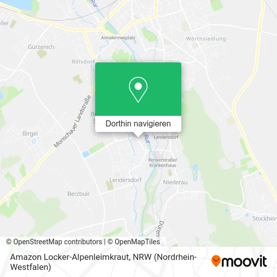 Amazon Locker-Alpenleimkraut Karte