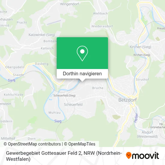 Gewerbegebiet Gottesauer Feld 2 Karte