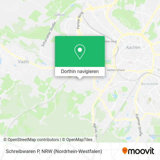 Schreibwaren P Karte