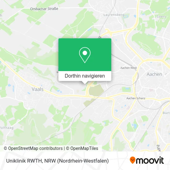 Uniklinik RWTH Karte