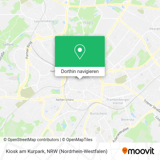 Kiosk am Kurpark Karte