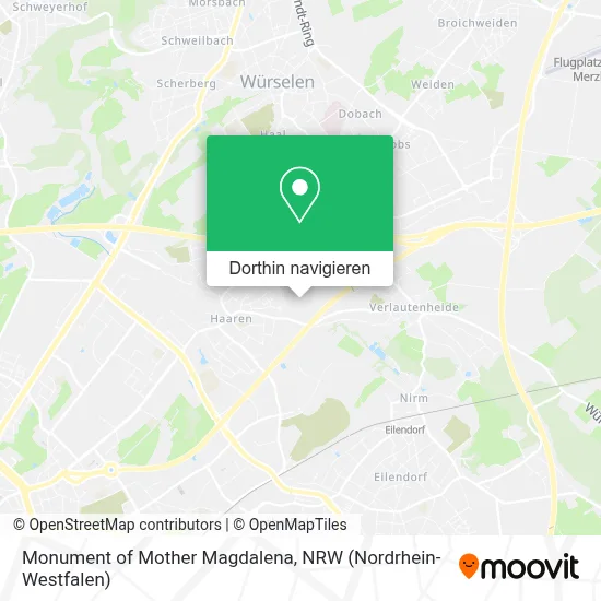 Monument of Mother Magdalena Karte