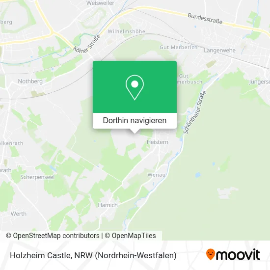 Holzheim Castle Karte
