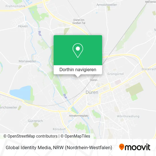 Global Identity Media Karte