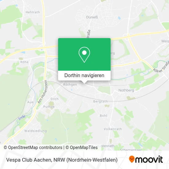 Vespa Club Aachen Karte
