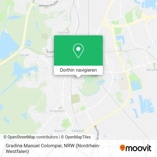 Gradina Manuel Colompar Karte