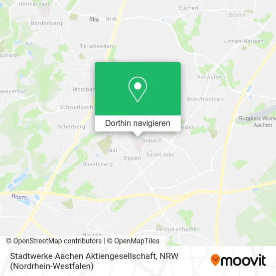 Stadtwerke Aachen Aktiengesellschaft Karte