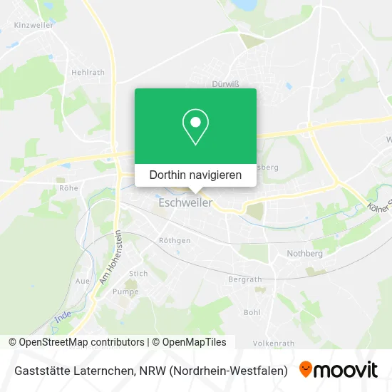 Gaststätte Laternchen Karte