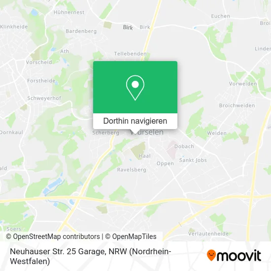 Neuhauser Str. 25 Garage Karte