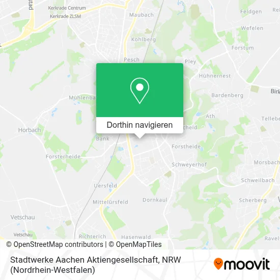 Stadtwerke Aachen Aktiengesellschaft Karte