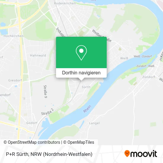 P+R Sürth Karte