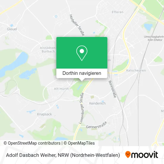 Adolf Dasbach Weiher Karte