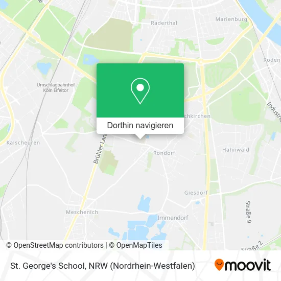 St. George's School Karte