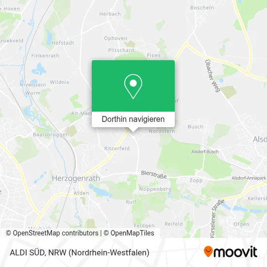 ALDI SÜD Karte