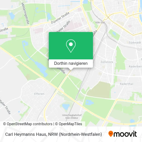 Carl Heymanns Haus Karte