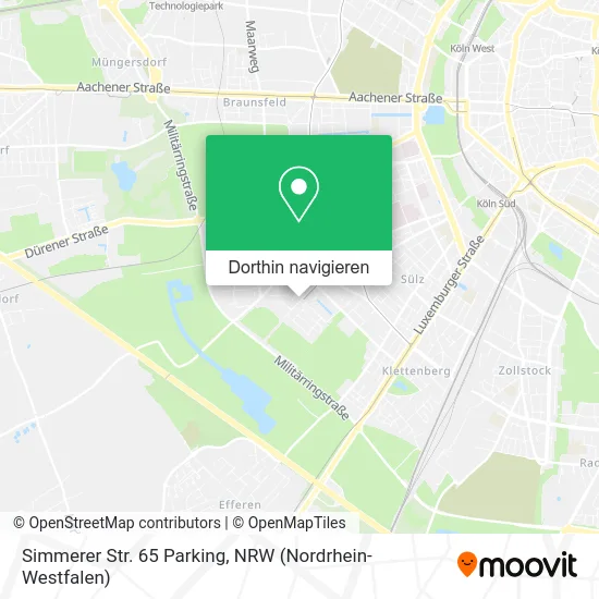 Simmerer Str. 65 Parking Karte