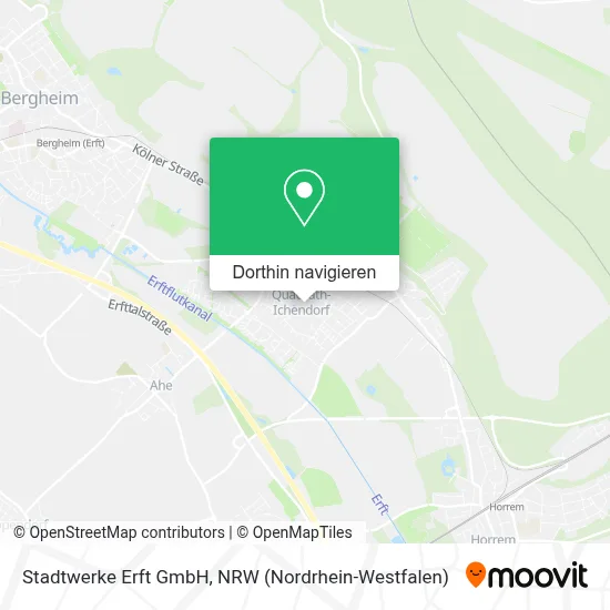 Stadtwerke Erft GmbH Karte