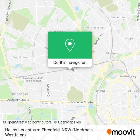 Helios Leuchtturm Ehrenfeld Karte