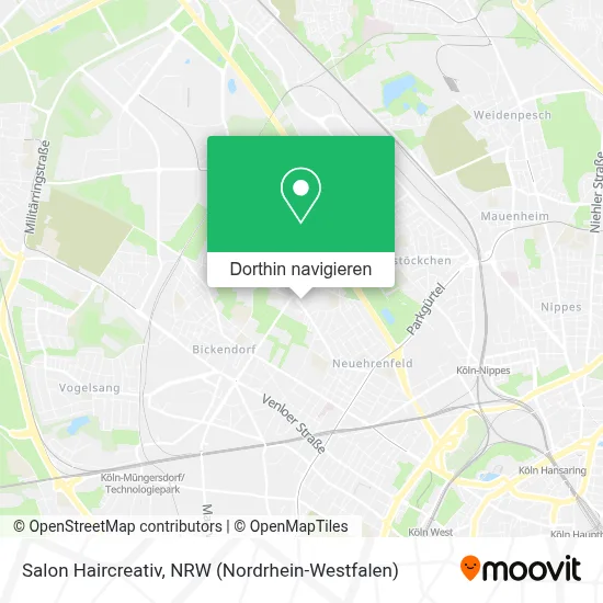 Salon Haircreativ Karte