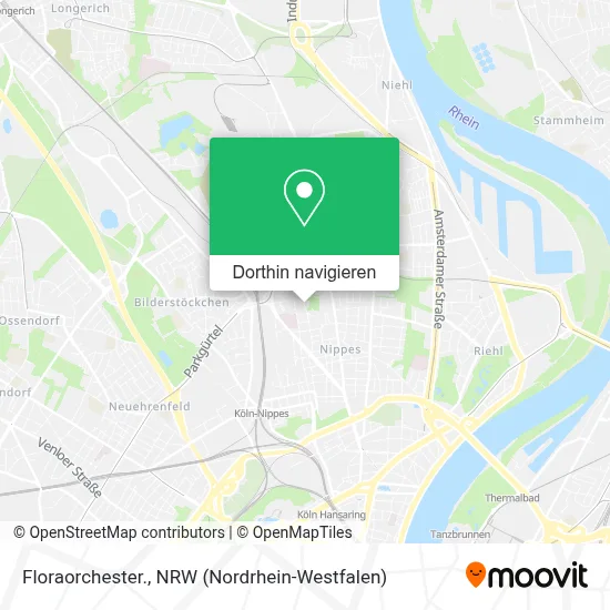 Floraorchester. Karte