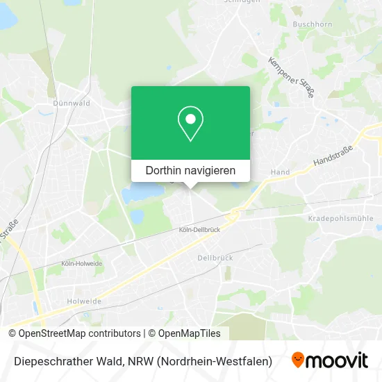 Diepeschrather Wald Karte