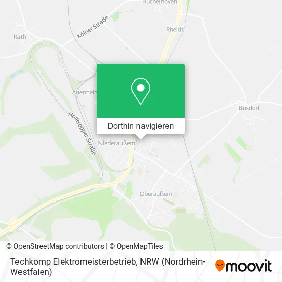 Techkomp Elektromeisterbetrieb Karte