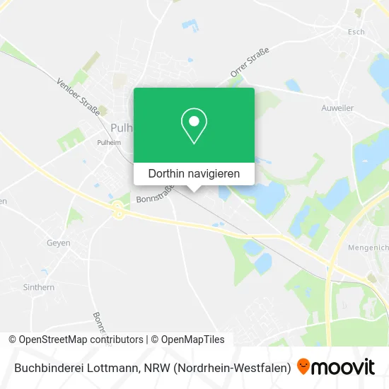 Buchbinderei Lottmann Karte