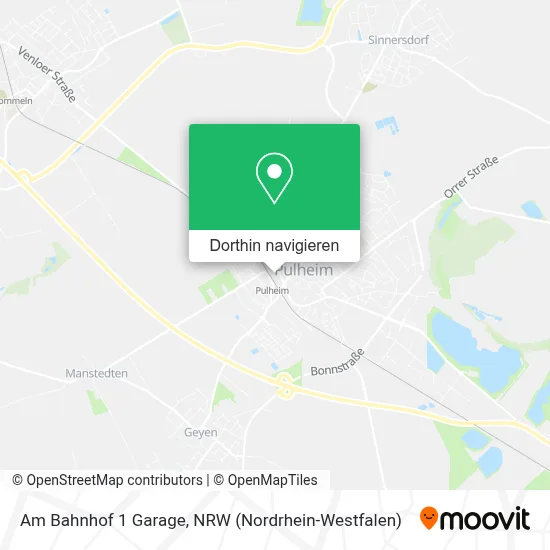 Am Bahnhof 1 Garage Karte